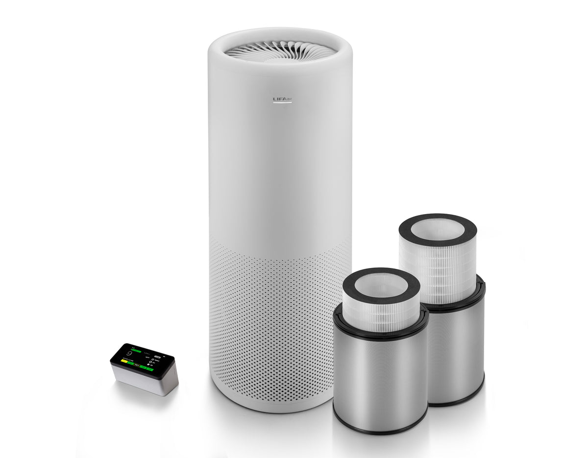 Lifa Air LA503 Air Purifier with filter packs and smart monitor